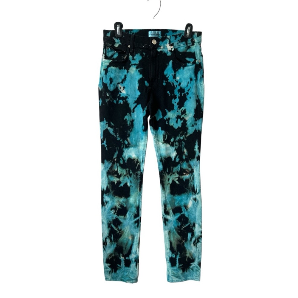 Cotton Citizen Dylan Stretch Cotton Jeans Blue Black Print UNISEX Size 29 NWOT